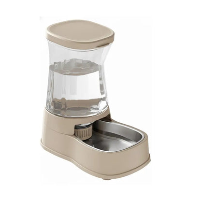 1-Gallon Gravity-Fed Automatic Water Dispenser with Stainless Steel Reservoir