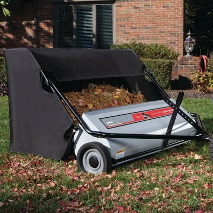 50-Inch Professional Lawn Sweeper  26-Cubic-Foot Capacity, Extra-Wide Collection Efficiency