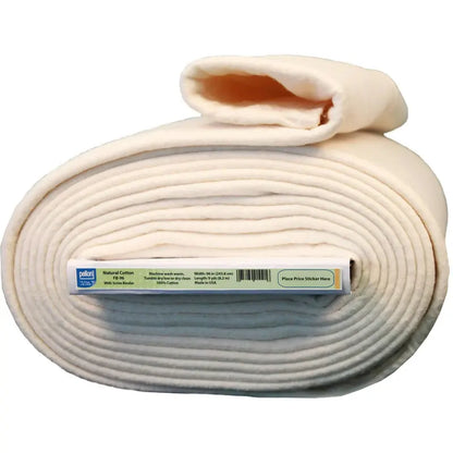 Pellon Natural Cotton Batting, Off-White, 96″ x 9 Yards Bolt, Lightweight & Breathable, Ideal for Quilting