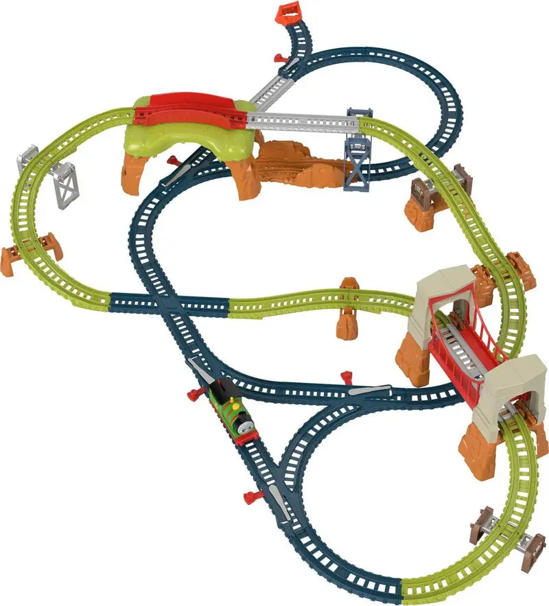 Thomas and Friends Percy 6-in-1 Set with Motorized Percy Engine, Track and Play Pieces