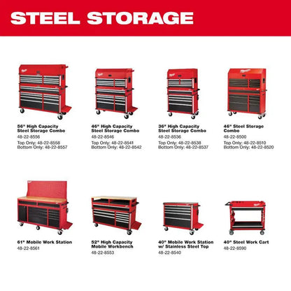 MW 46-Inch High-Capacity 18-Drawer Tool Chest and Cabinet Combo (Model 48-22-8546)