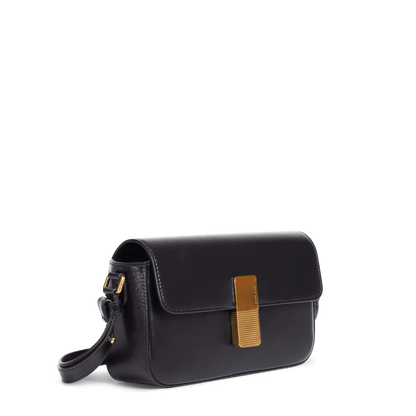 Monceau Baguette - Cuir Box Noir
