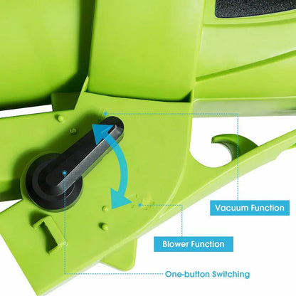 Multi-Mode Electric Leaf Blower, Vacuum, and Mulcher with 6-Speed Control