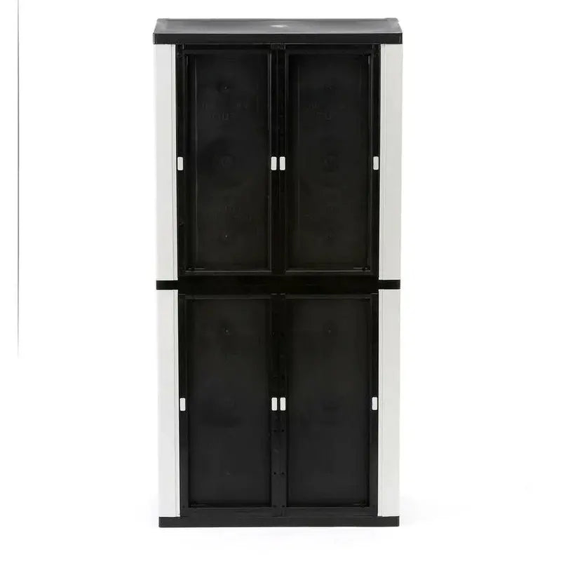 Freestanding Gray Garage Cabinet  35″W × 71″H × 18″D, Adjustable Shelving & Locking Doors (2025 Model)