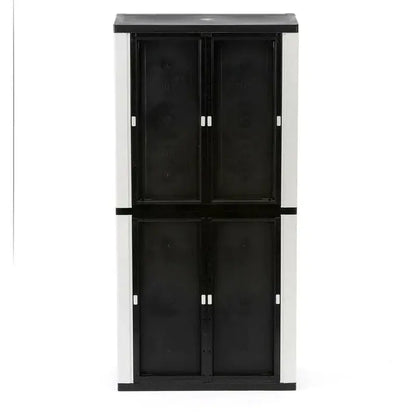 Freestanding Gray Garage Cabinet  35″W × 71″H × 18″D, Adjustable Shelving & Locking Doors (2025 Model)