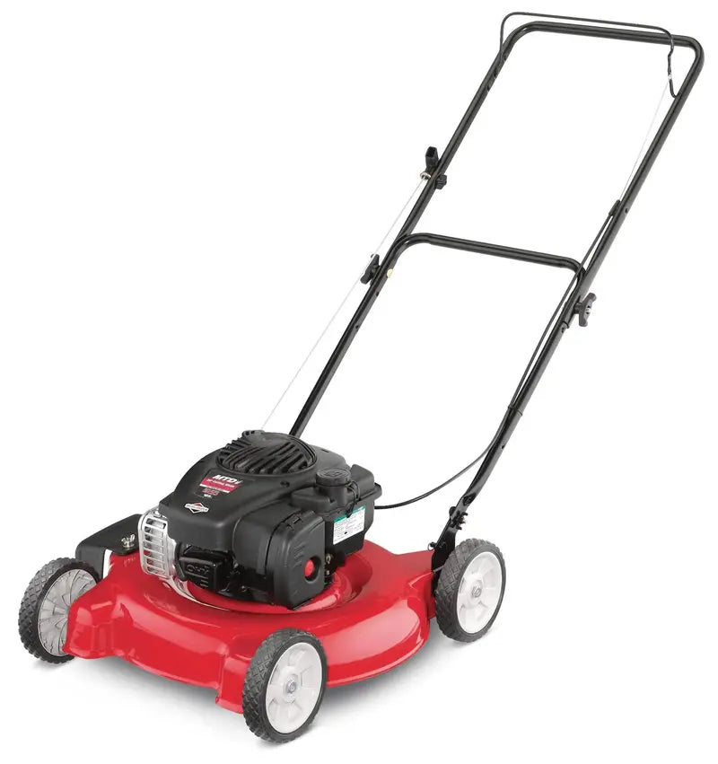 Yard Machines 20-Inch 125cc Push Mower  Walk-Behind Lawn Cutter with Side-Discharge Function