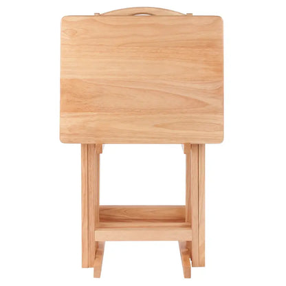Alex 5-PC Snack Table Set Natural