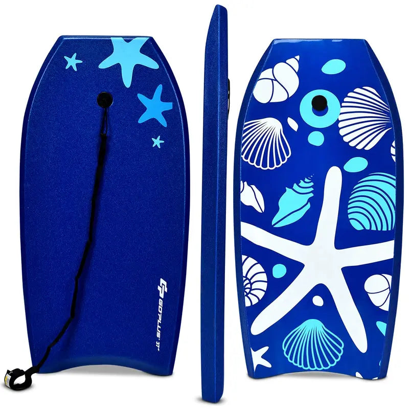 Lightweight Bodyboard Featuring EPS Core, XPE Deck, and HDPE Slick Bottom