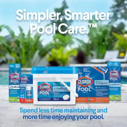 Clorox Pool&Spa XtraBlue Long-Lasting 3-Inch Chlorine Tablets  35 lb Bucket