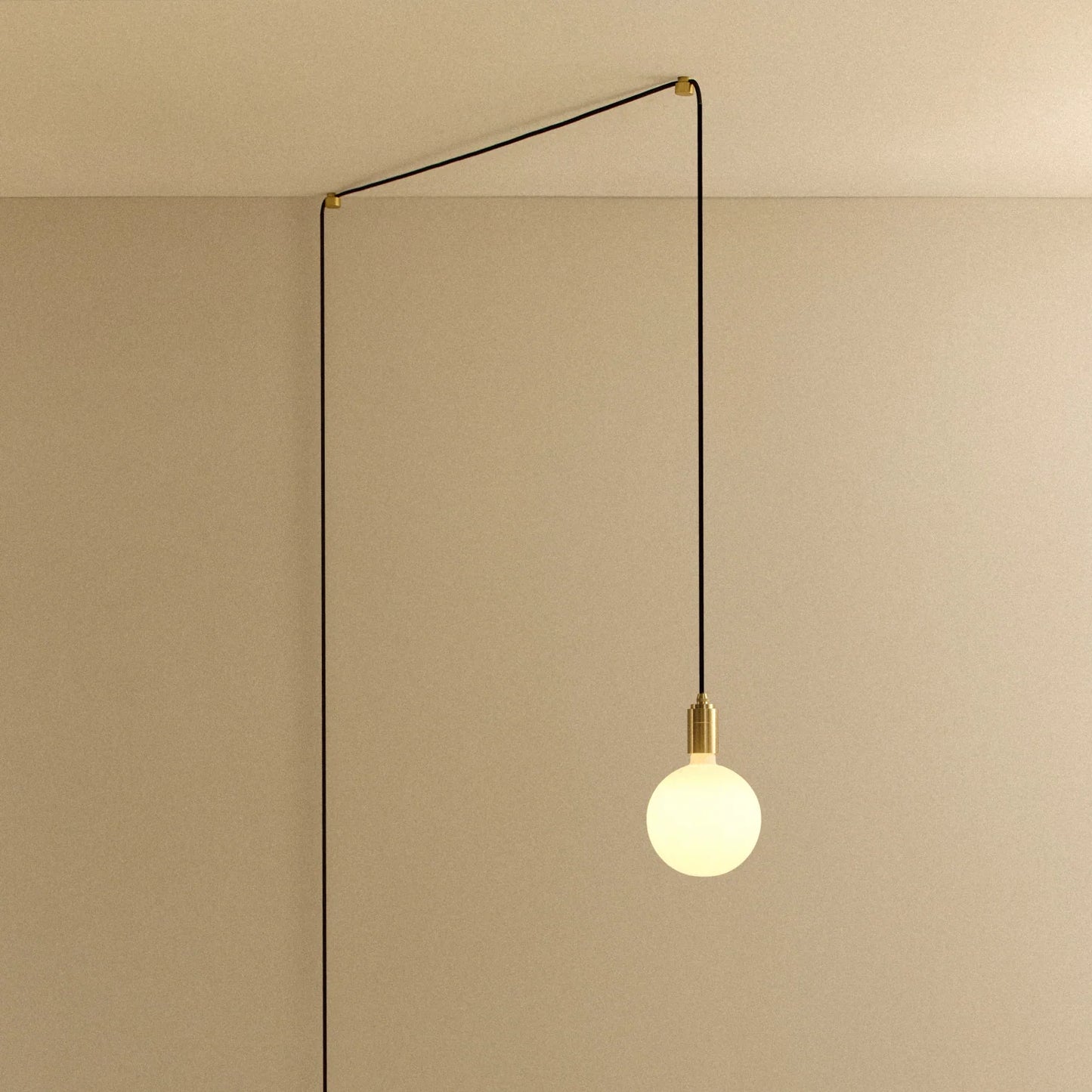 Sphere IV Plug-In Pendant in Brass