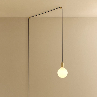Sphere IV Plug-In Pendant in Brass