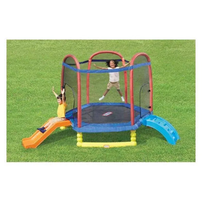 Little Tikes 7-Foot Enclosed Trampoline with Safety Net