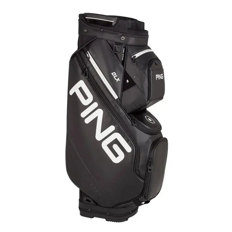 DLX Cart Bag  Sleek White Golf Bag Designed for Push & Ride Carts