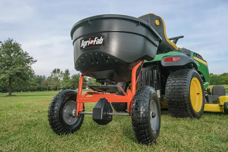Agri-Fab 18″ x 48″ Poly Lawn Roller  Water-Fillable Drum with Steel Frame & Drain Plug