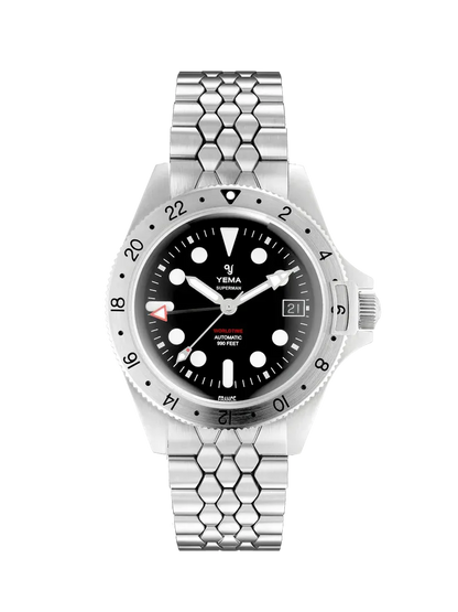 Superman Worldtime GMT Steel Scales Edition