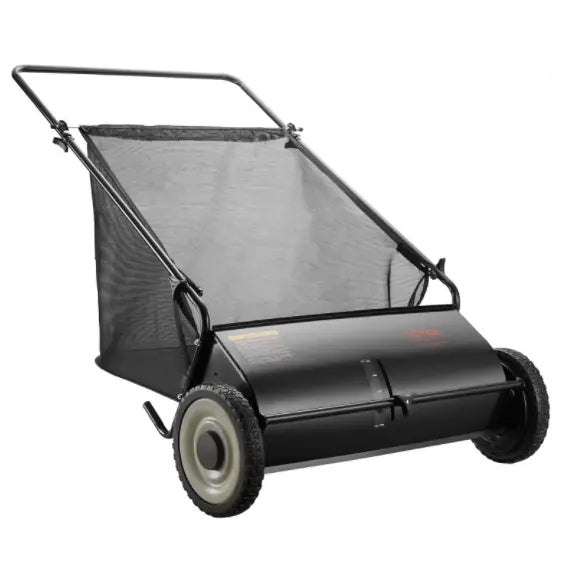 2025 Heavy-Duty 26-Inch Steel Lawn Sweeper  Collector Push Model for Efficient Debris Removal