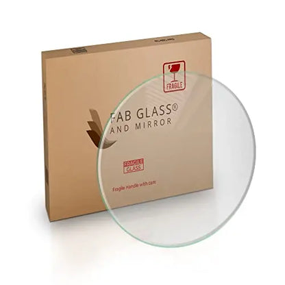 22  Inch Round Glass Table Top 1/2  Thick Tempered Beveled Edge by Fab Glass and Mirror