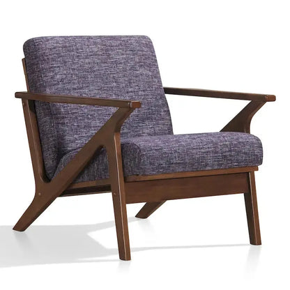Omax Decor Zola Lounge Chair  Stylish Upholstered Accent Seating with Contemporary Profile