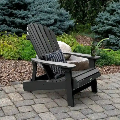 HIGHWOOD King-Size Adirondack Chair  All-Weather Folding and Reclining Outdoor Seating