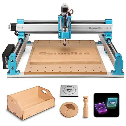 Genmitsu CNC Router Machine 4040-PRO for Wood Metal Acrylic , GRBL Control, 3 Axis CNC Engraving Machine