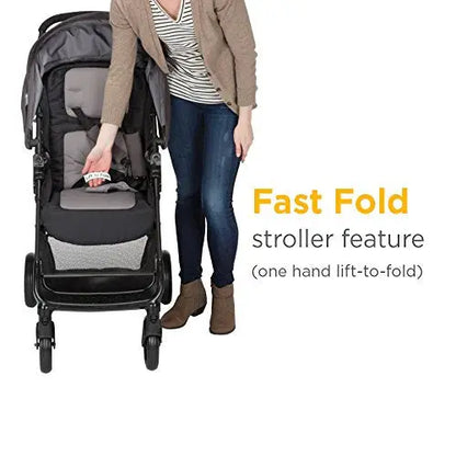 Safety 1st Smooth Ride Travel System with ClickConnect Infant Car Seat (35 lb Capacity)