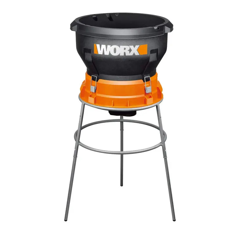 Worx WG430 13 Amp Electric Leaf Mulcher, 53 Gallon Capacity, Flex-a-Line System, Portable & Easy Storage