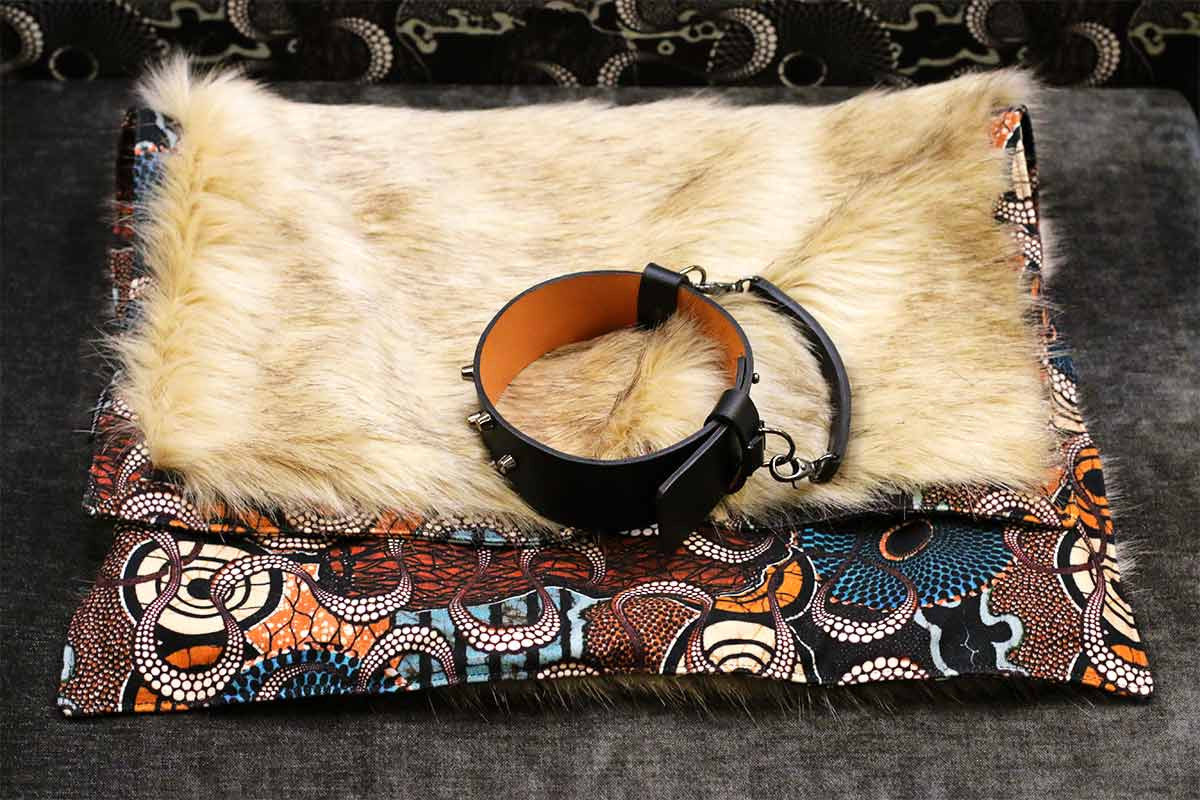 Couverture pour chien « Metis » Africa - Tissu Jean-Paul Gaultier