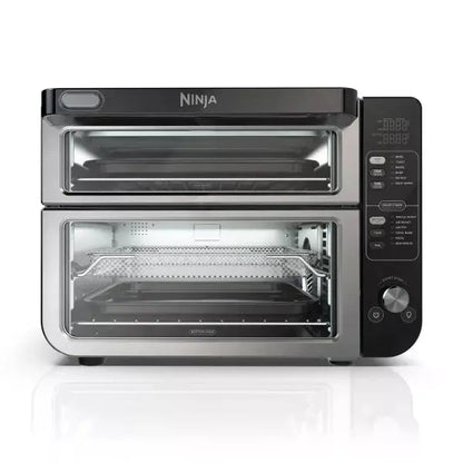 Dual-Oven Range with FlexDoor: Top Oven (Rapid + FlavorSeal Smart Finish) & Bottom Convection Air Fry Oven (DCT401)