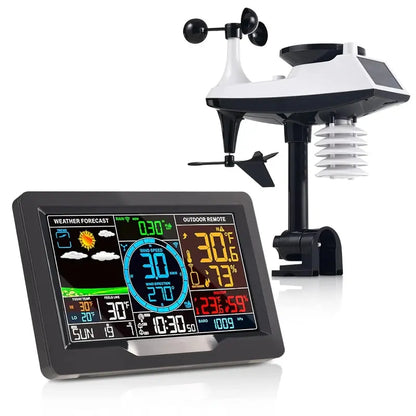 Wireless Indoor/Outdoor Weather Station with Digital Thermometer and Hygrometer
