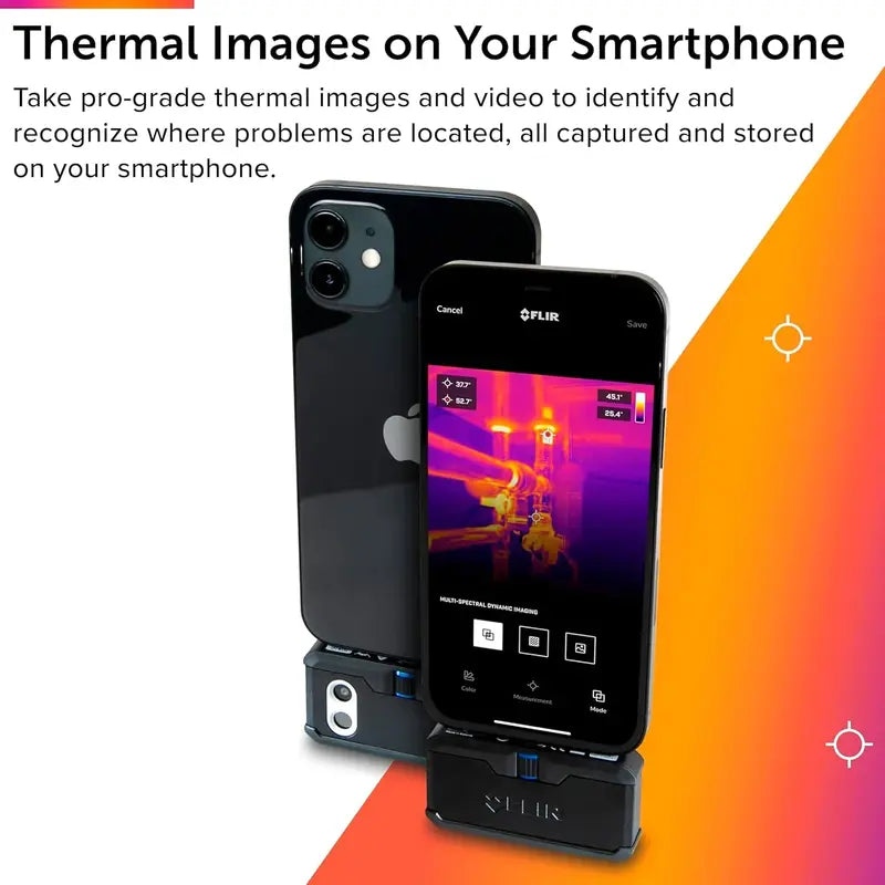 FLIR ONE Pro Thermal Imaging Camera for iOS Devices, High Resolution 1440×1080, Accurate Temperature Measurement, Wi-Fi Enabled
