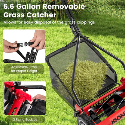 14-Inch Cordless Walk-Behind Grass Trimmer  5-Blade Precision Cutting System