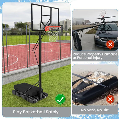 Heavy-Duty Basketball Hoop Sandbag Anchor  Indoor/Outdoor Weighted Base for Portable Rims