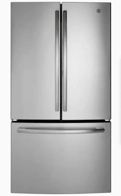 GE Stainless Steel French-Door Refrigerator  27.0 Cu. Ft., Fingerprint-Resistant Finish, Smart Cooling System