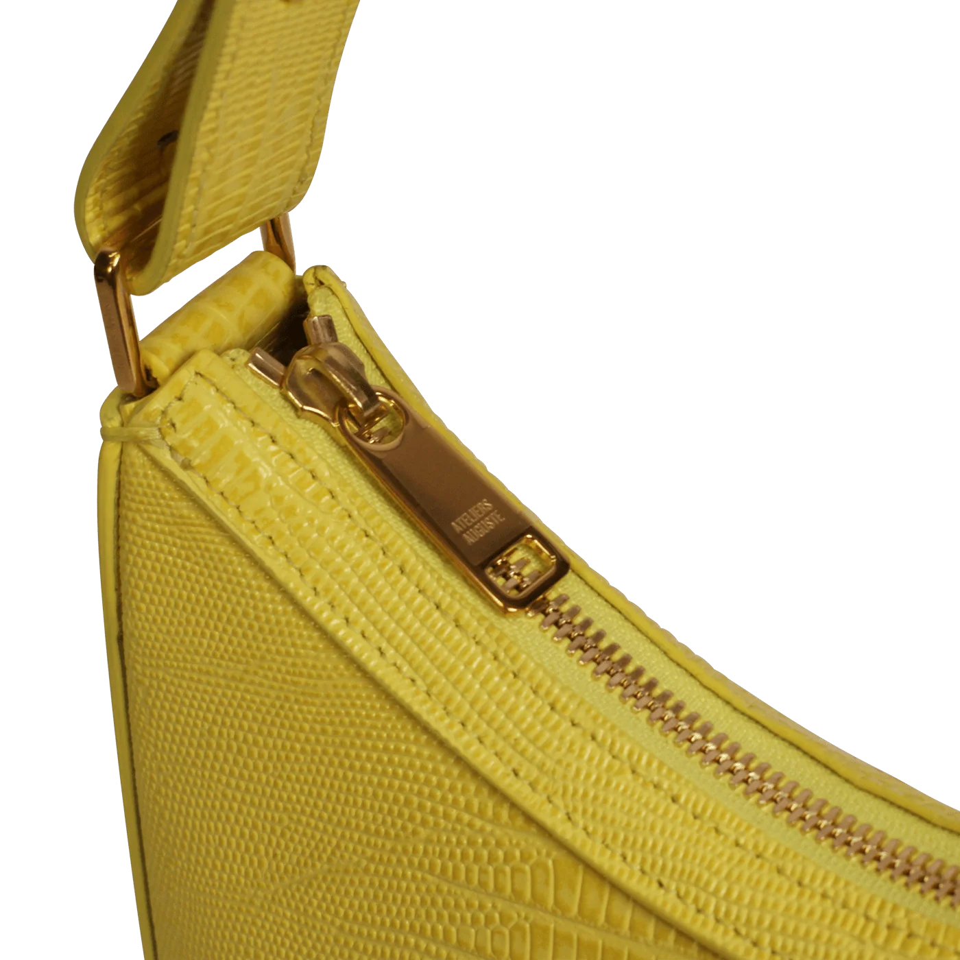 Marceau - Cuir Embossé Lézard Limoncello