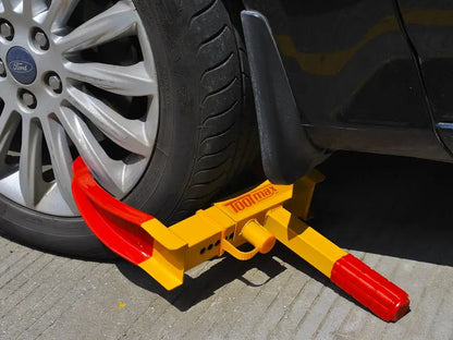 Heavy-Duty Trailer Wheel Clamp  Anti-Theft Lock for RVs, Trailers, and Commercial Vehicles