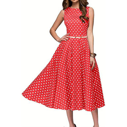 Robe Vintage à Pois "Valse Rétro"