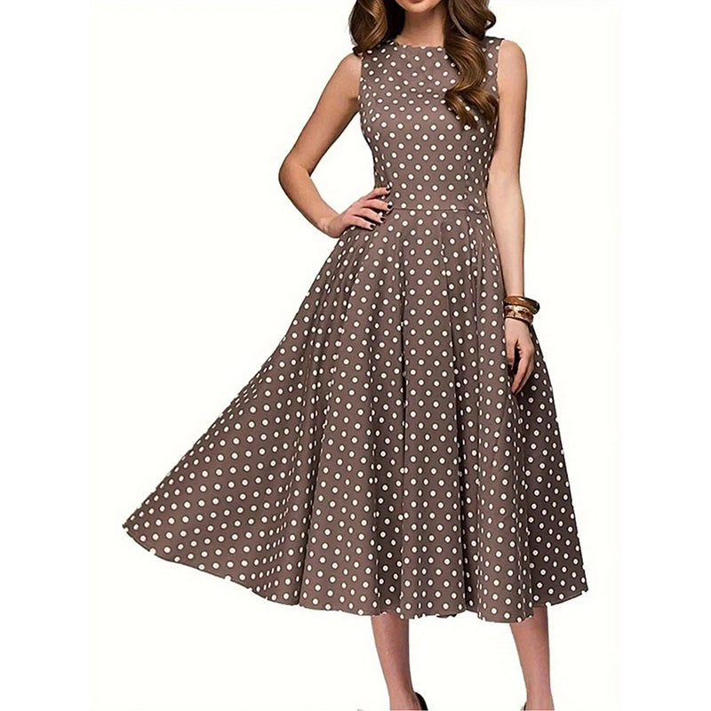 Robe Vintage à Pois "Valse Rétro"