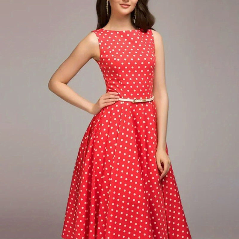 Robe Vintage à Pois "Valse Rétro"