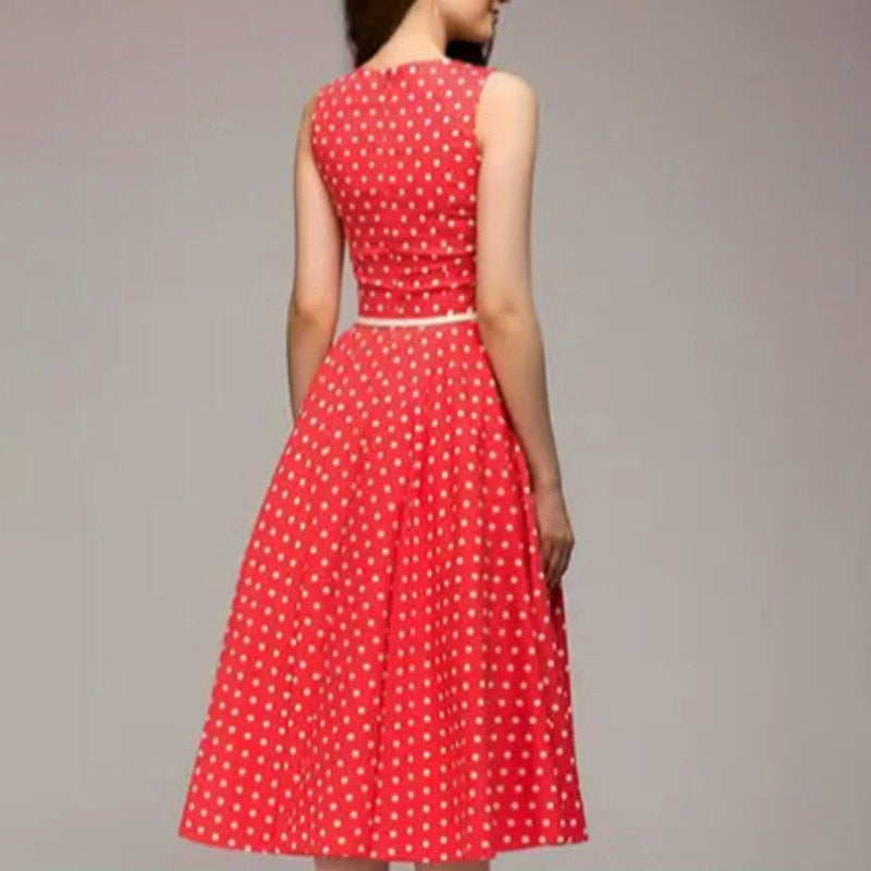 Robe Vintage à Pois "Valse Rétro"