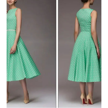 Robe Vintage à Pois "Valse Rétro"
