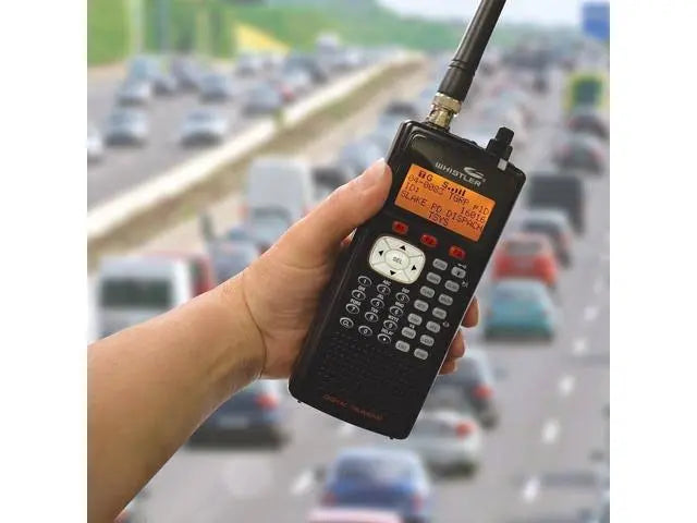 Whistler WS1040 Handheld Scanner Radio  Black Digital Frequency Monitor