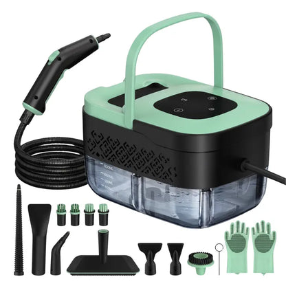 1500W Multi-Surface Steam Cleaner with 1.25L Boiler and 12 Cleaning Accessories