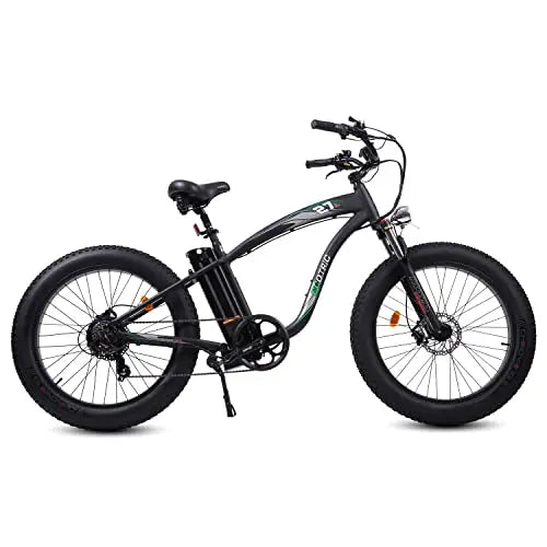 750W Fat-Tire Electric Bike  26″ All-Terrain Ebike with Removable Battery