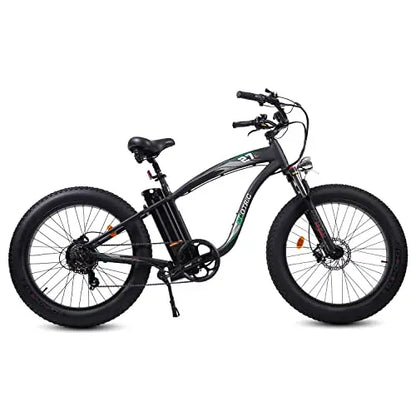 750W Fat-Tire Electric Bike  26″ All-Terrain Ebike with Removable Battery