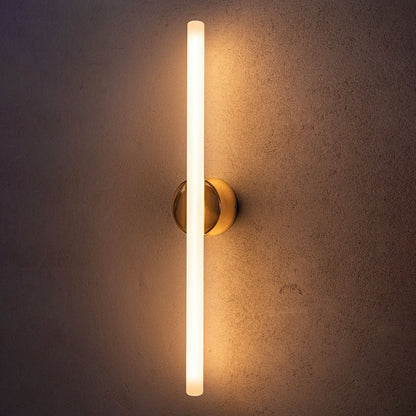Kilter Wall Light in Solid Brass