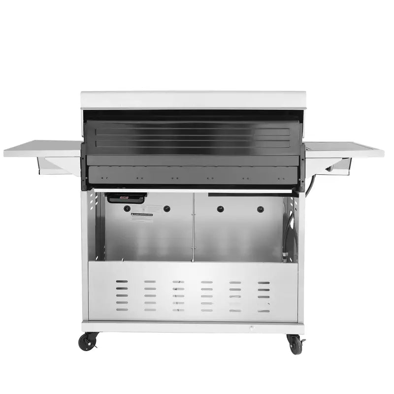 Premium 6-Burner Stainless Steel Propane Grill  74,000 BTU Outdoor BBQ with Sear & Side Burners