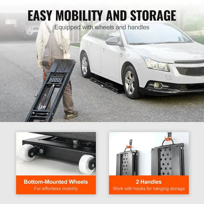5,000-LB Automatic Portable Car Lift System  Heavy-Duty Garage Jack for Home Use