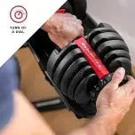 Bowflex SelectTech 552 Adjustable Dumbbell Set  Space-Saving 552.5 lb Range per Dumbbell, Dual-Handle Design