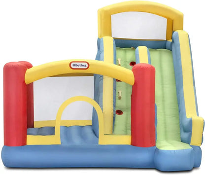 Little Tikes Giant Inflatable Slide & Bouncer Combo  Outdoor Play Center for Backyard Fun