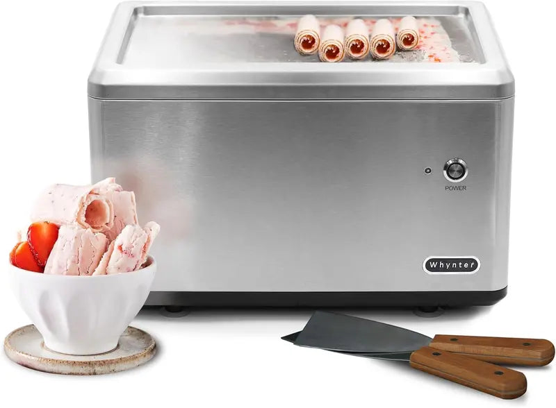 Whynter ICR-300SS Compressor-Powered Rolled Ice Cream Maker  0.5-Quart Stainless Steel Unit